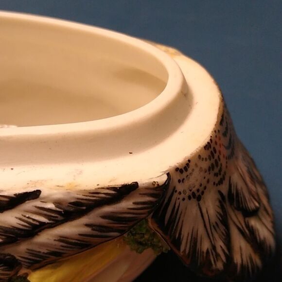 Mottahereh House Nesting Hen Ceramic Bird Figurine made in Italy Nature - Picture 10 of 14